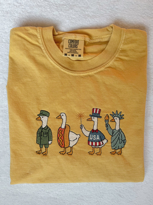 Patriotic Geese