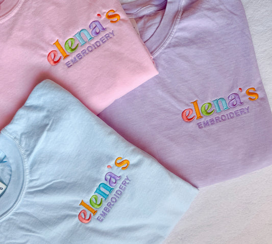 Elena’s Embroidery Merch