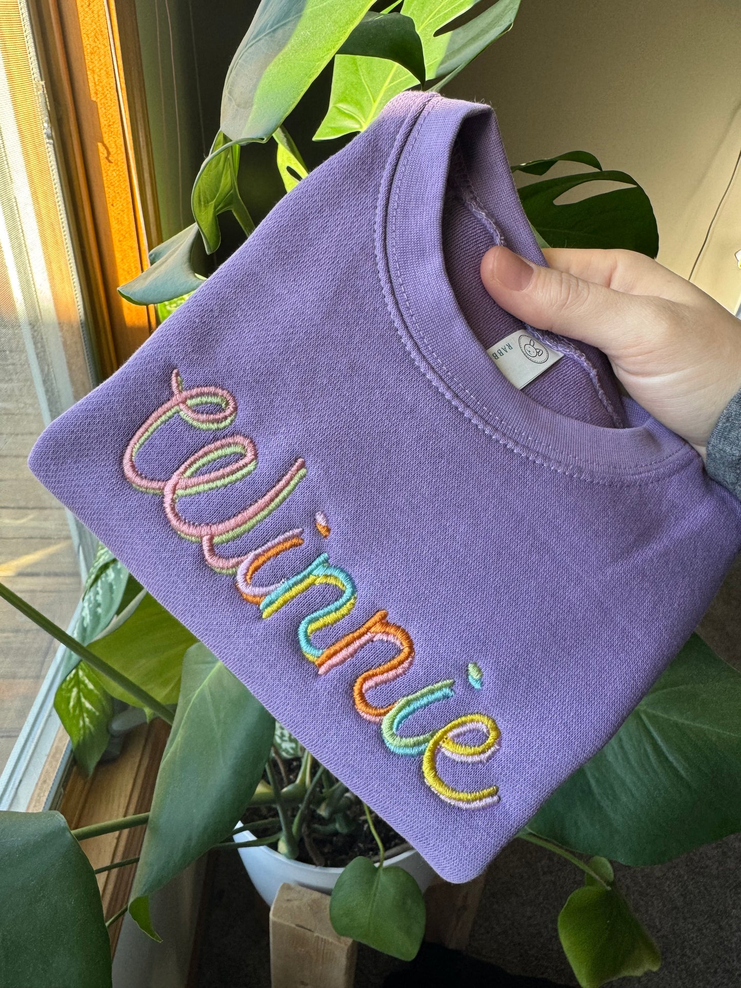 Rainbow Name Sweatshirt