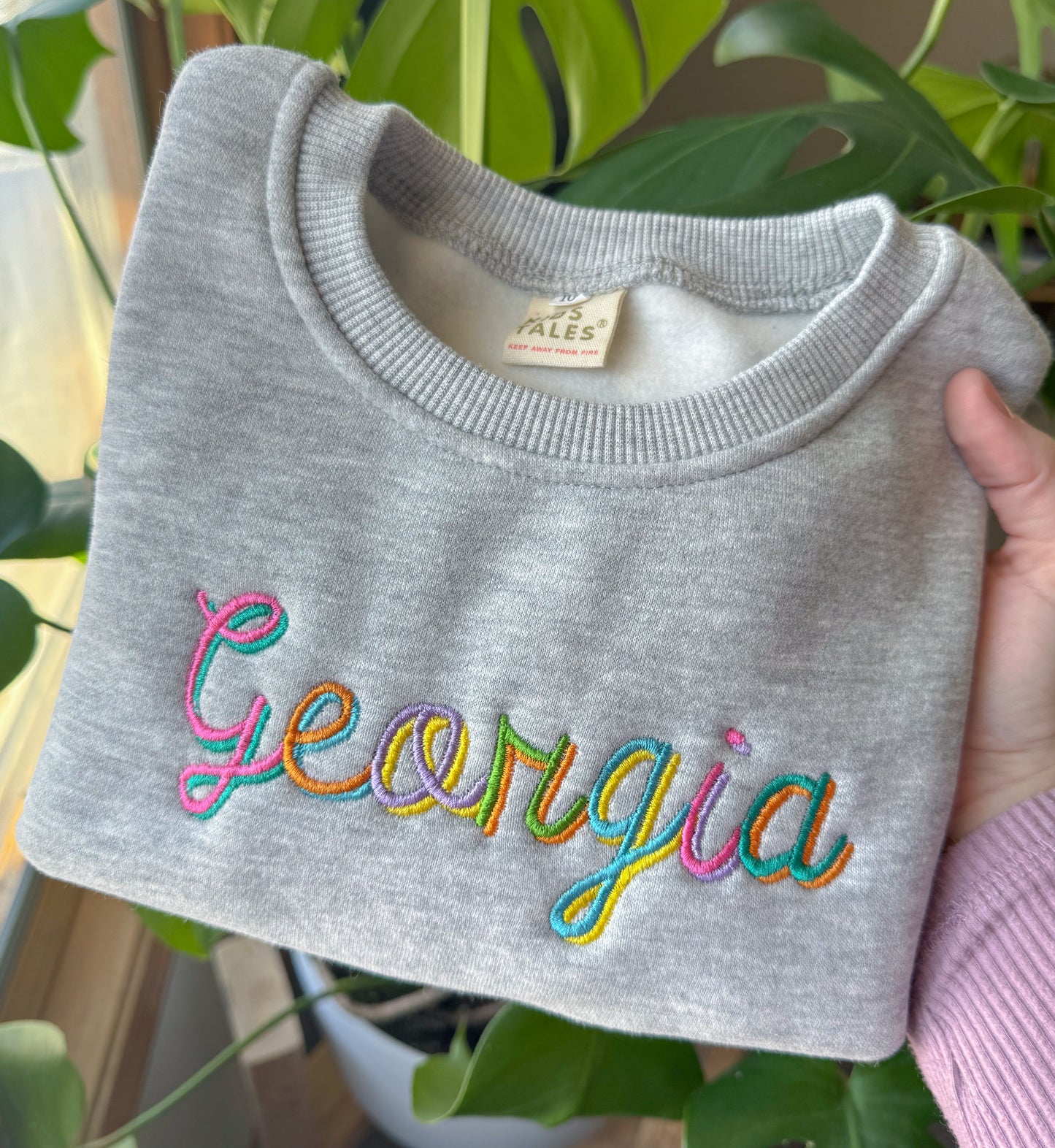 Rainbow Name Sweatshirt