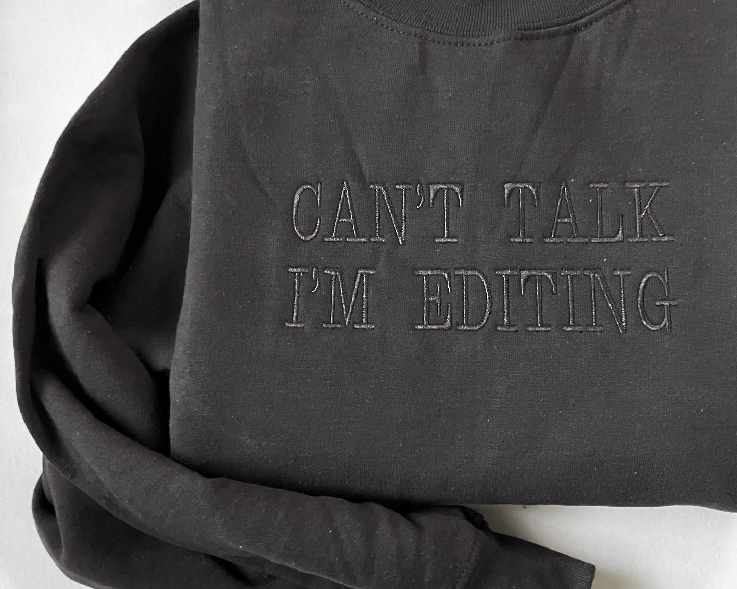 Plain Text Sweatshirt